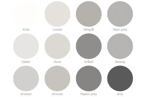 palett med gråa kulörer